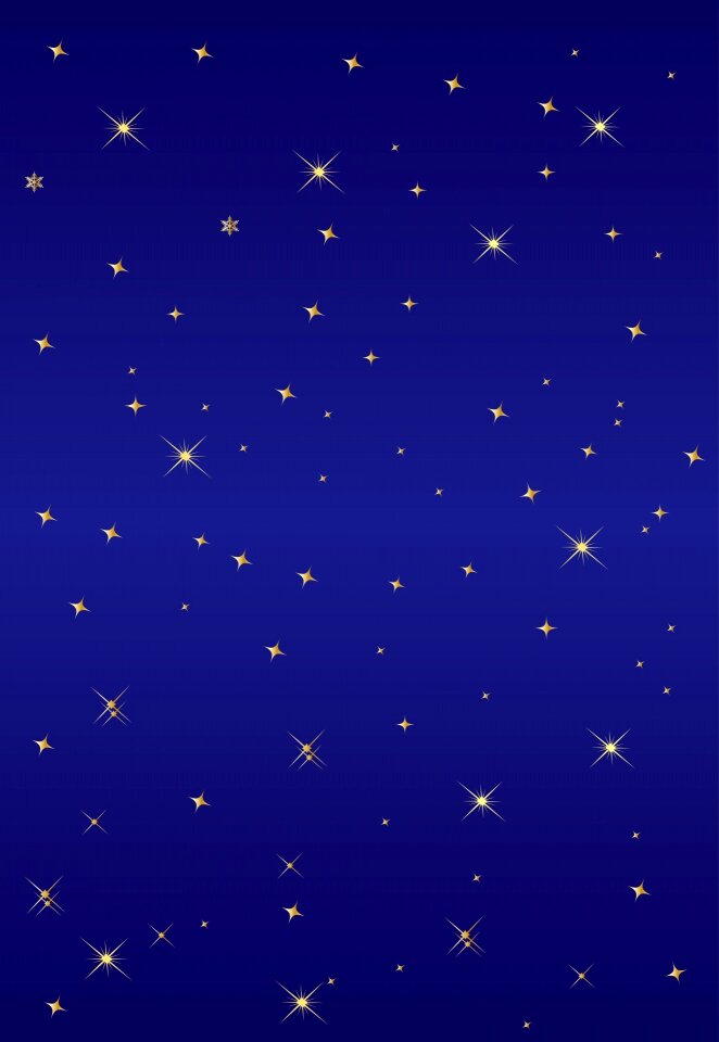 Star stars blue