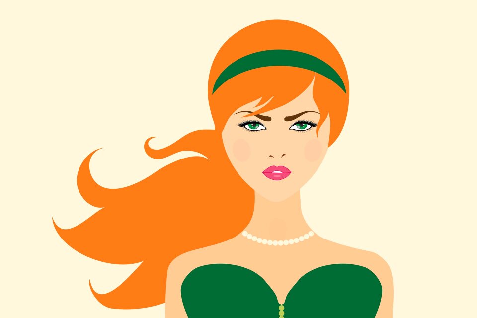 Young female person