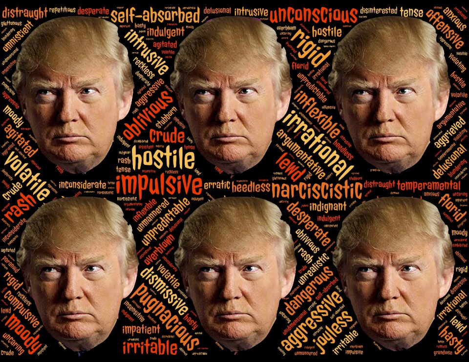 Narcissist disturbing demagogue