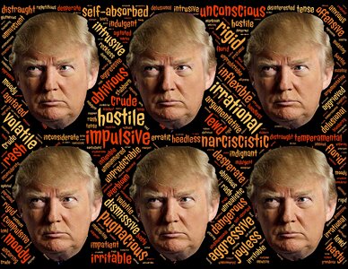 Narcissist disturbing demagogue