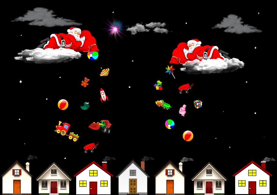 Santa claus joy happy