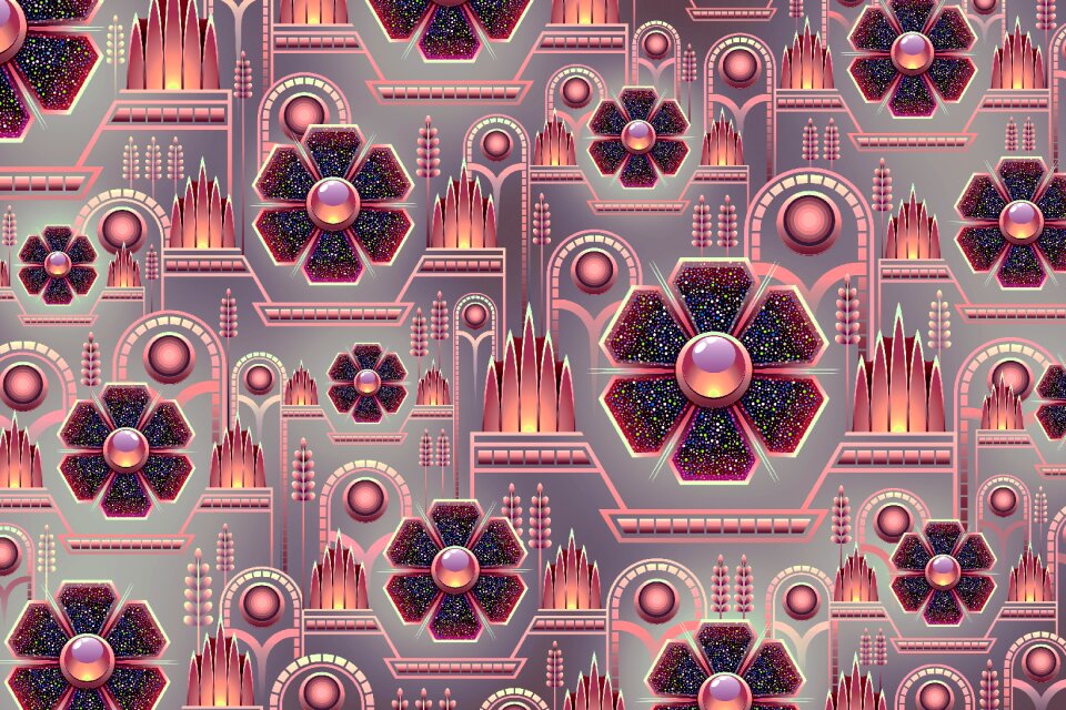 Stylised design decorative