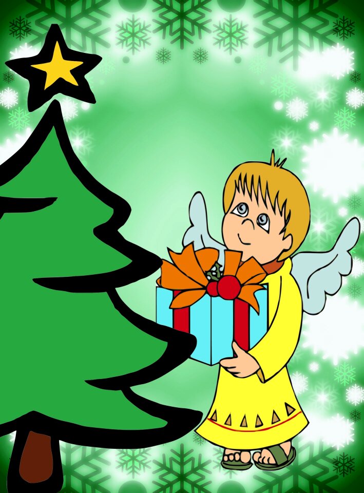 Star present decoration