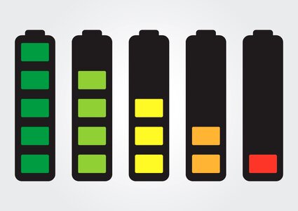 Batteries weak charge battery set