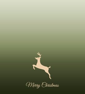 Christmas card background the reindeer of santa claus