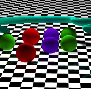 Colorful decoration purple