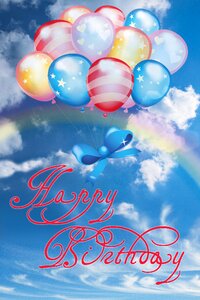 Luck happy greeting card