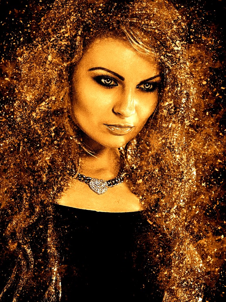 Young woman female beautiful