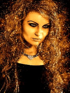Young woman female beautiful