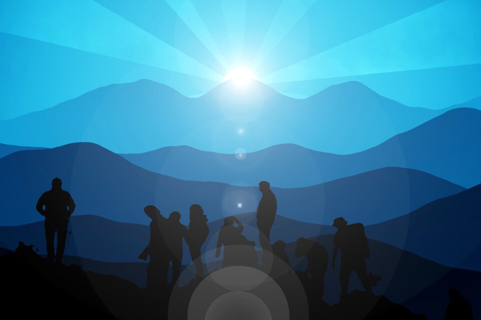 Group personal silhouettes