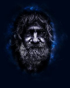 Homeless old male