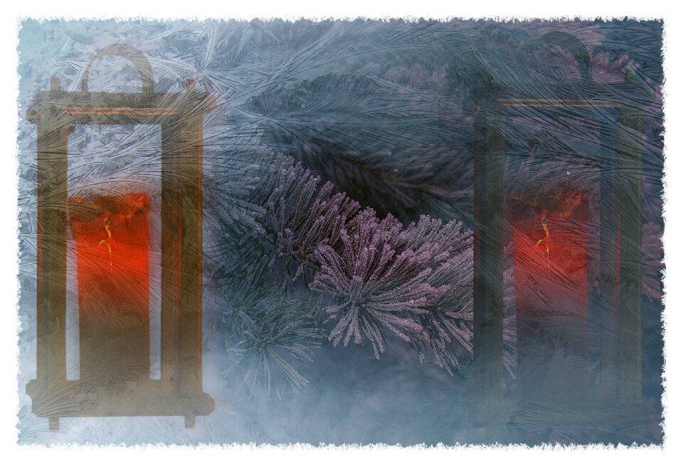 Winter lantern six