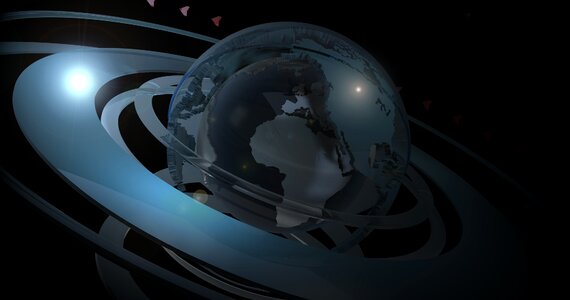 Continents europe graphic