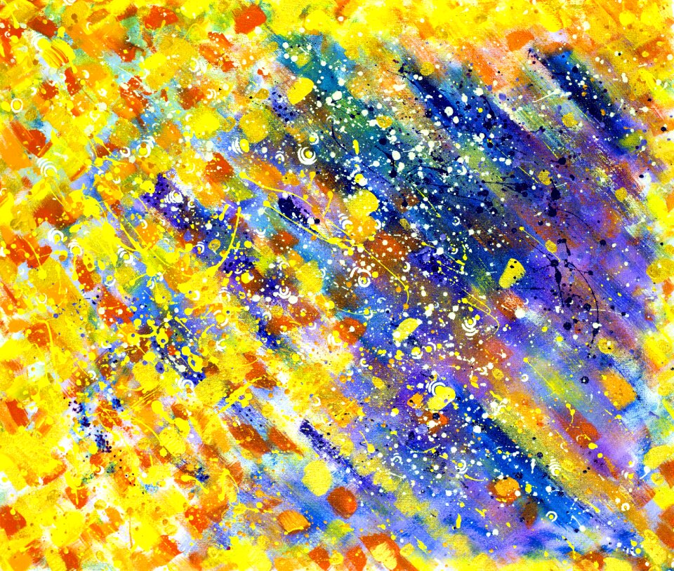 Canvas artwork bright