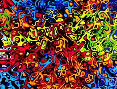 Structure abstract colorful
