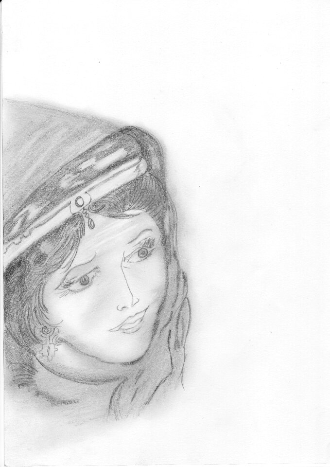 Pencil drawing art