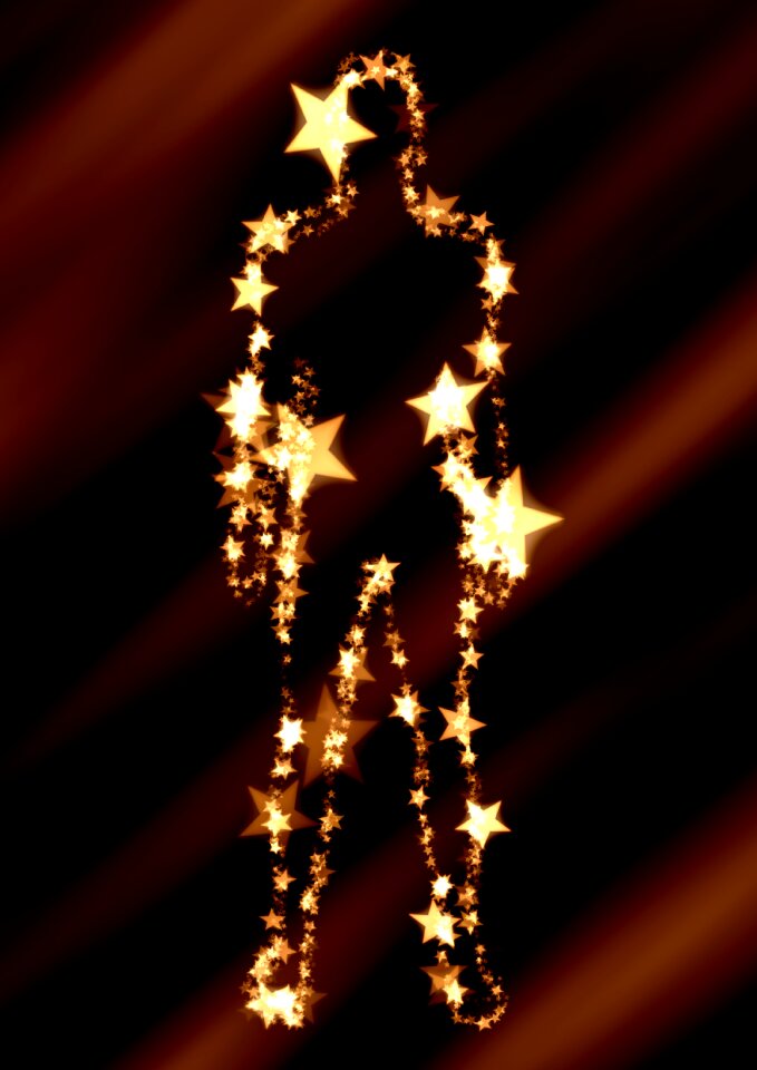 Zodiac sign human outline