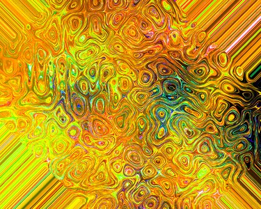 Structure abstract gold