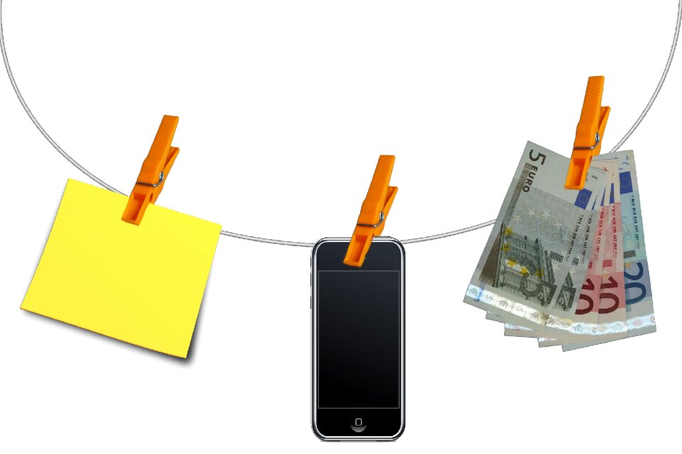 Mobile phone euro seem