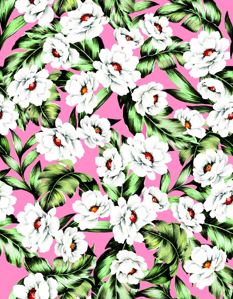 Cloth digital flower's