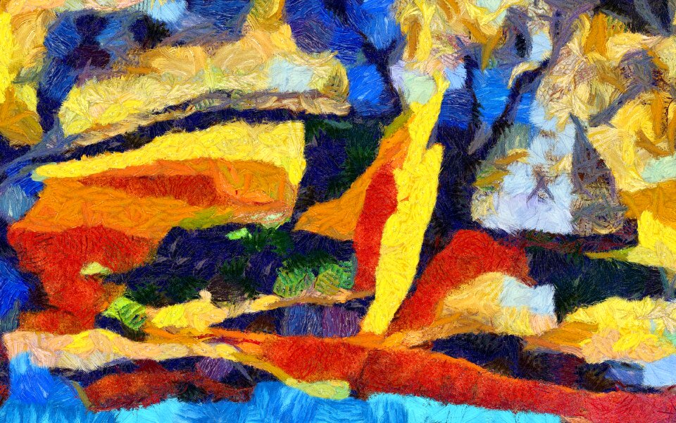Artistic paint paintbrush