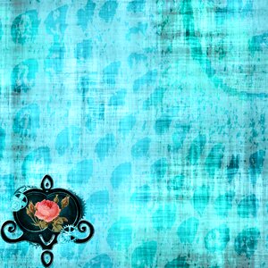 Heart steampunk scrapbook