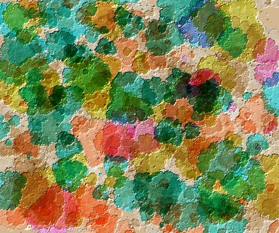 Abstract design brushstrokes