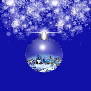 Background blue christmas