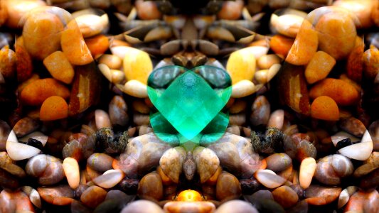 Colorful emerald Free illustrations