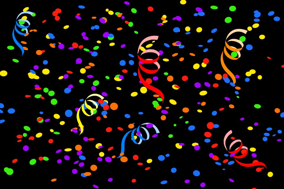 Carnival new year's eve background