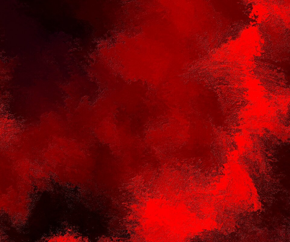 Red painted abstract