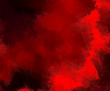 Red painted abstract