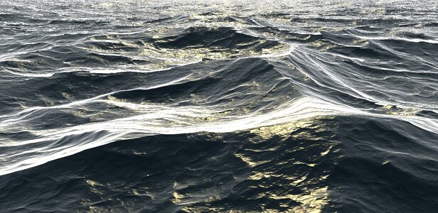 Water motion ocean waves