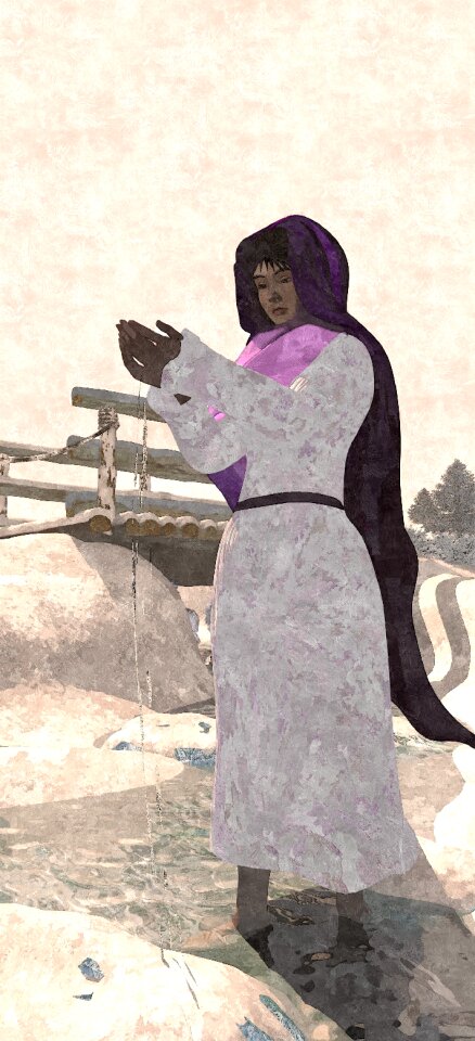Ice woman stream