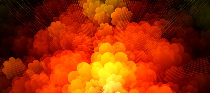 Color round background