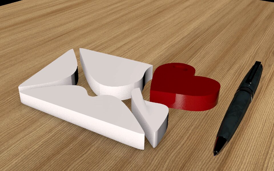 Love letter love stationery