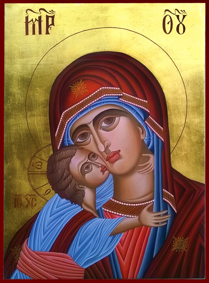 Vladimirskaya byzantine style art