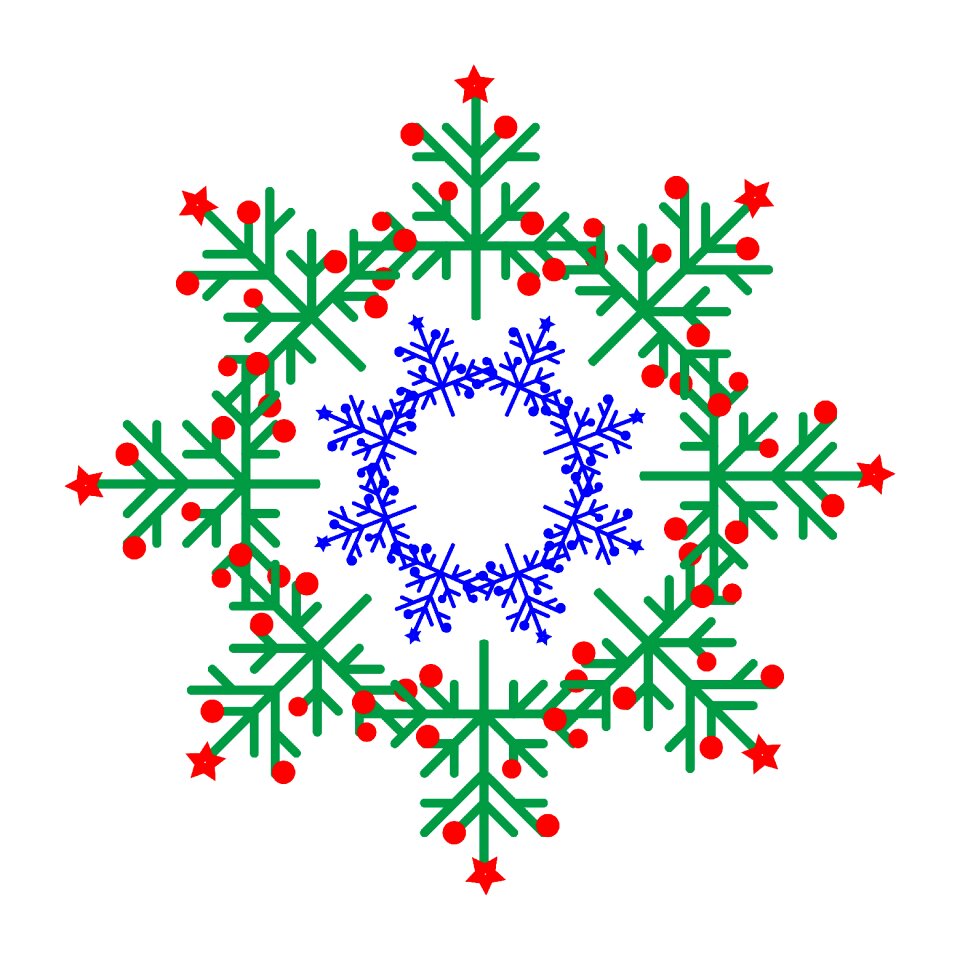 Logo element christmas tree toy