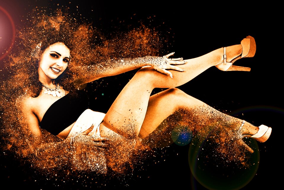 Skin sexy female
