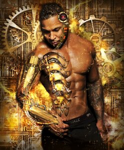 Person fantasy futuristic