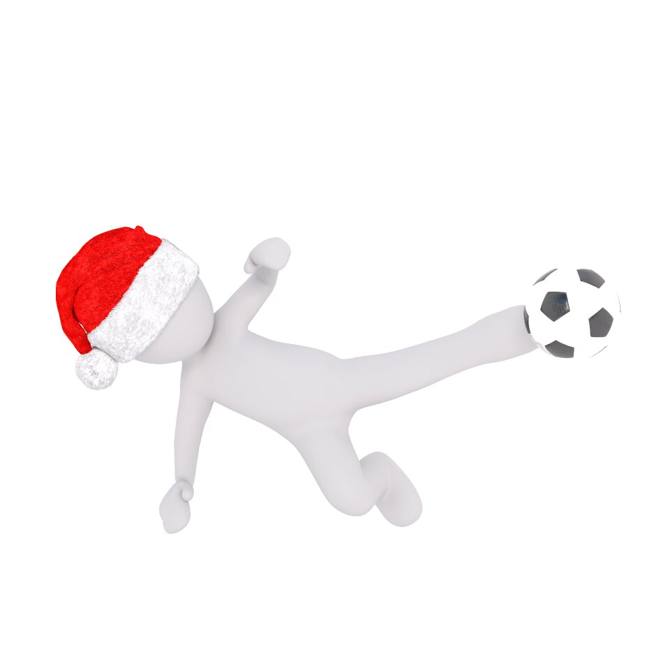 White christmas santa hat