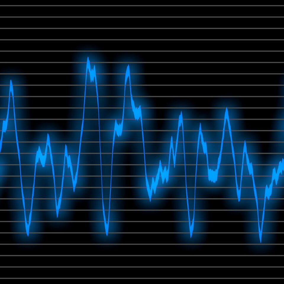 Audio beat soundwave