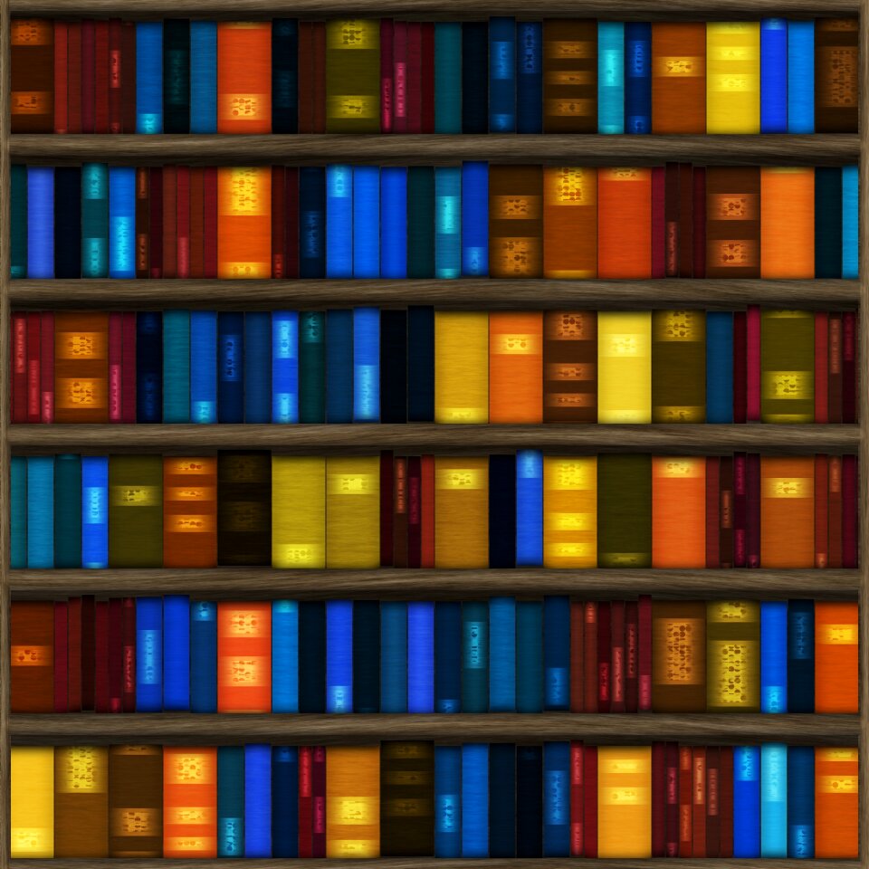 Books bookshelf reading