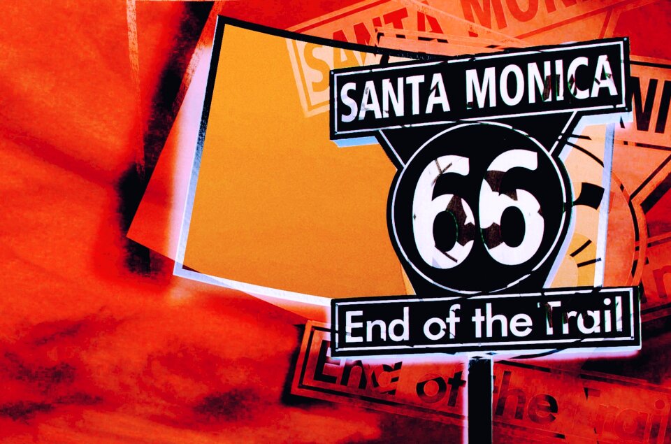 Road sign digital art artwork