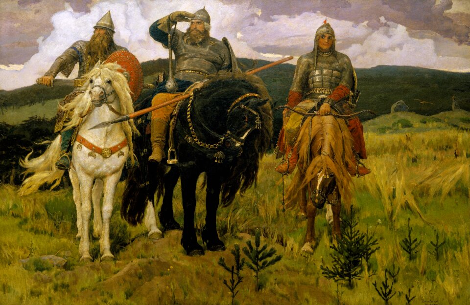 Bogatyrs 1881-1898 Free illustrations