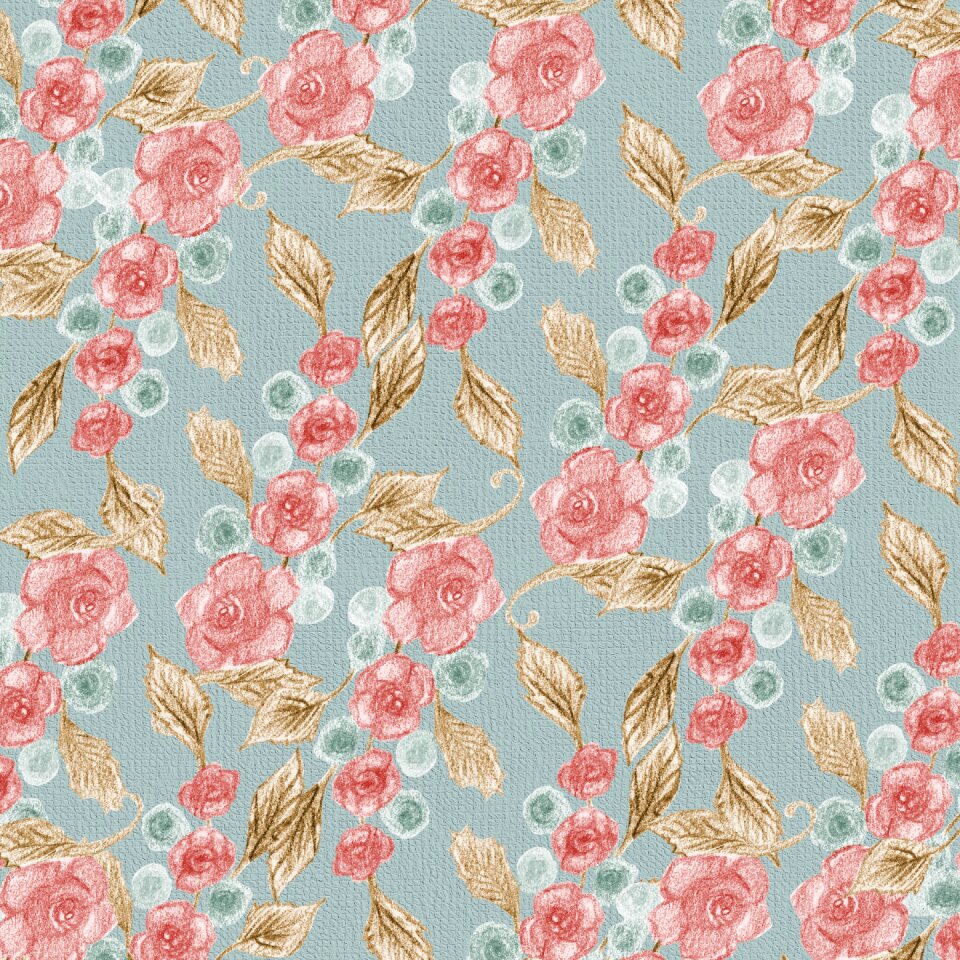 Floral pink colorful