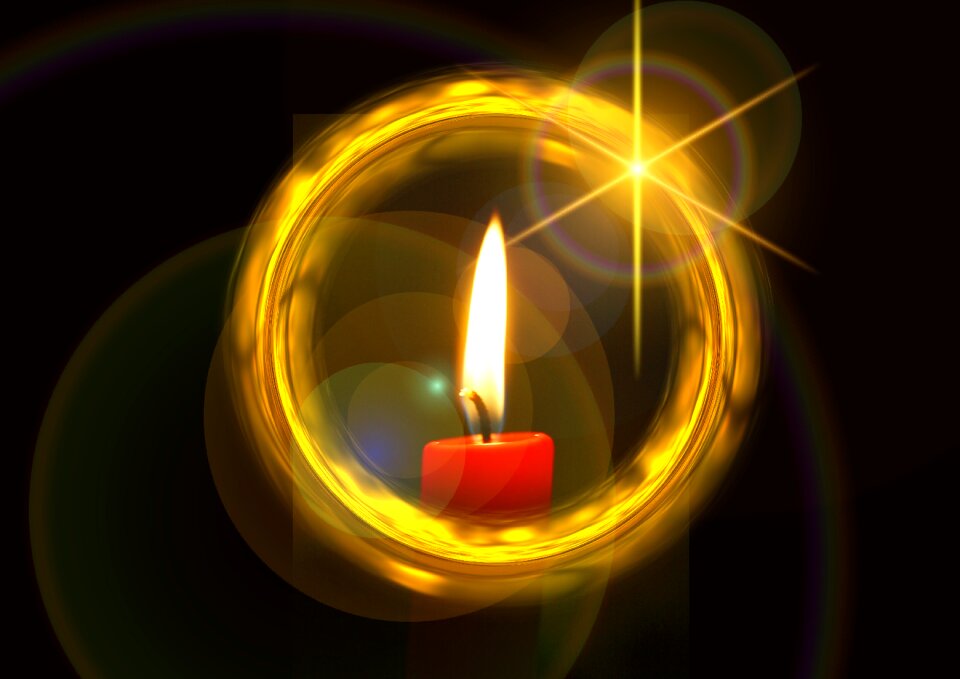Ring christmas eve light
