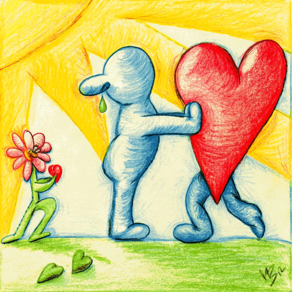 Broken heart allergy herb