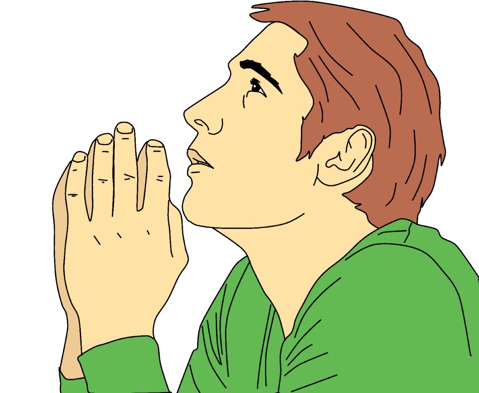 Young religious illustration