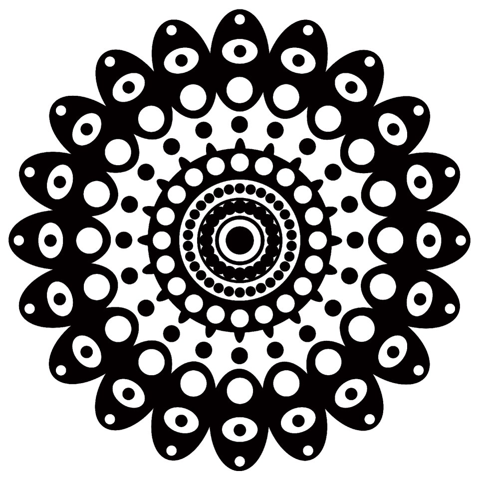Pattern sign circle